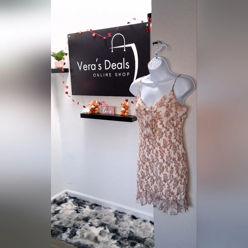 Floral Tie-Front Mini Dress - Picture 8 of 16